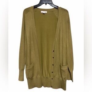 Kenar Olive Green Women’s Cardigan Size M